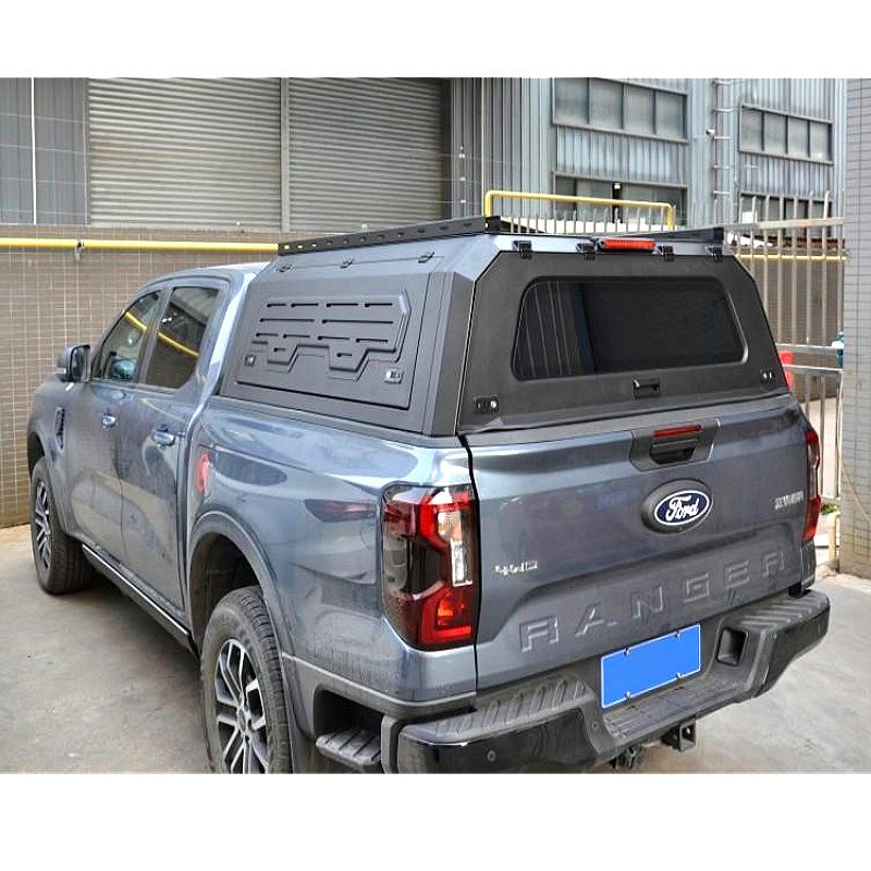 Hard Top Pickup Truck Canopy with Lock System