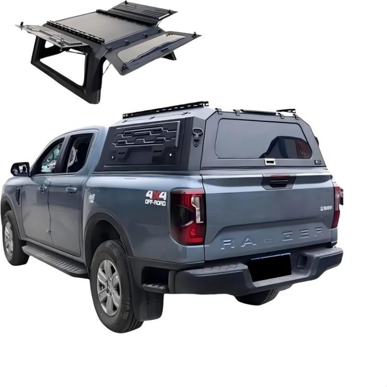 Hard Top Pickup Truck Canopy with Lock System